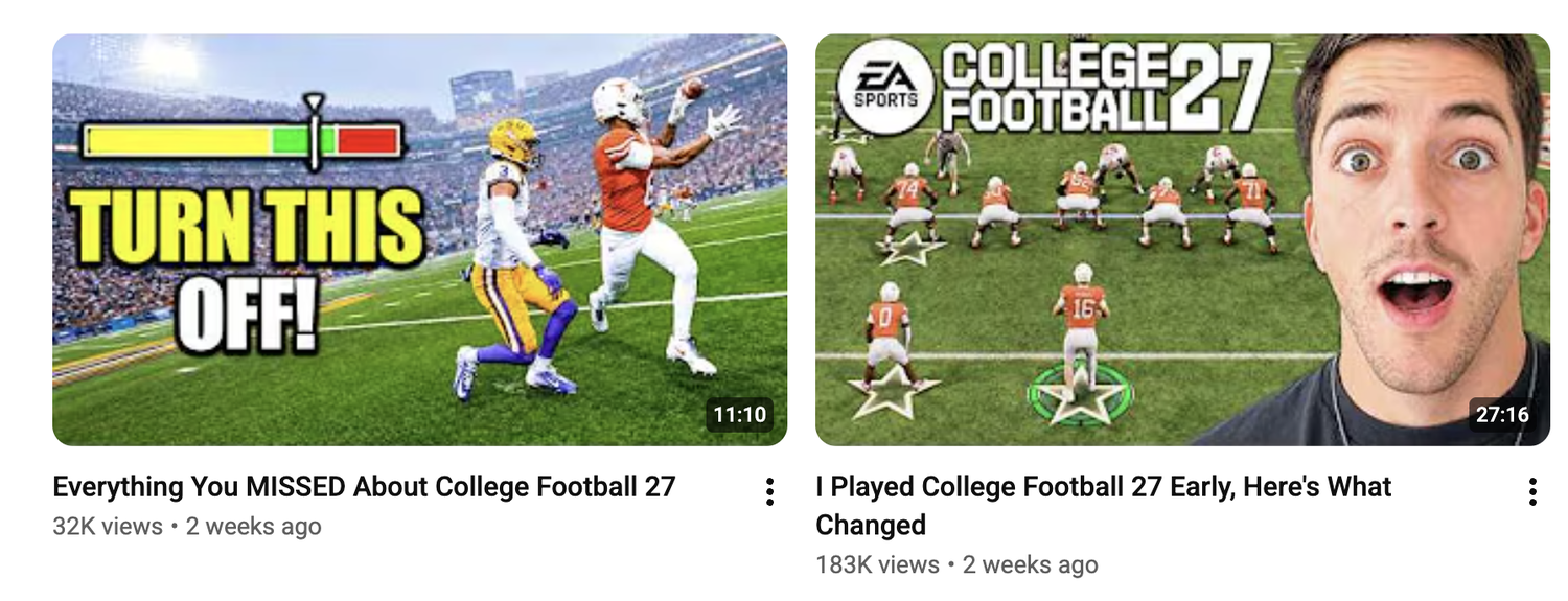 Civil videos after, 32K and 183K views