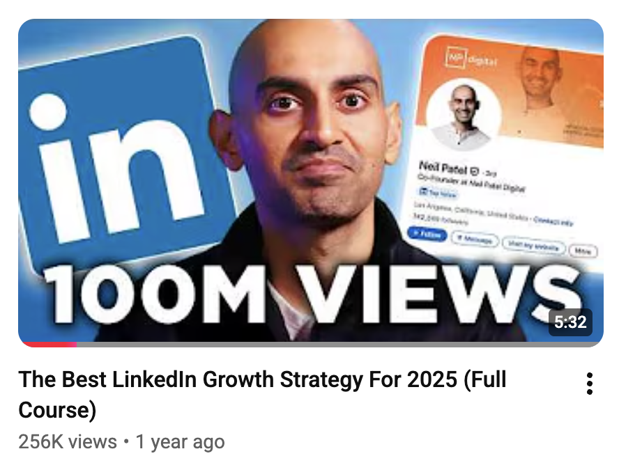 The Best LinkedIn Growth Strategy, 256K views